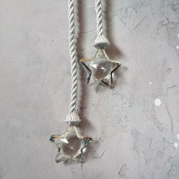 Strieborná šnúrka s kryštálmi