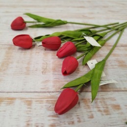 Gumený tulipán červený