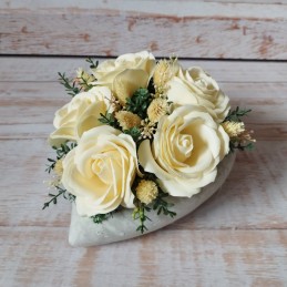 Mydlové ruže svetložlté