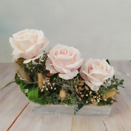 Dekorácia umelé ruže