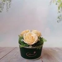 Ruže z mydlového papiera